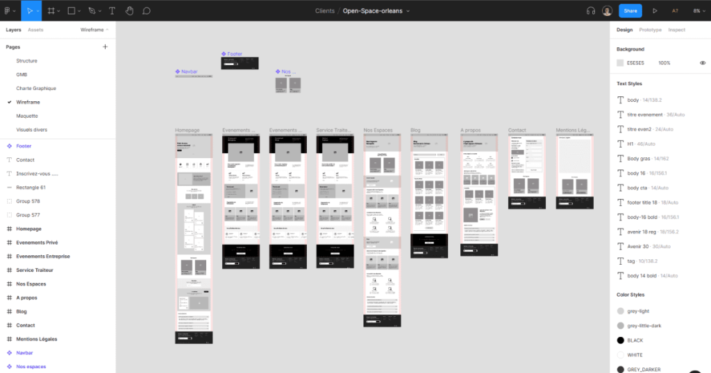 Voorbeeld van een UX designer in Figma
