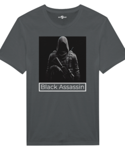T-shirt Uomo Black Assassin – Stile Dark e Gaming - Klothero