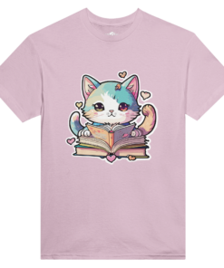 T-shirt Donna Fantasy Studious Cat
