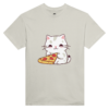 T-Shirt Cat Eats Pizza Japan Style Donn
