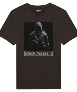 T-shirt Uomo Black Assassin – Stile Dark e Gaming - Klothero