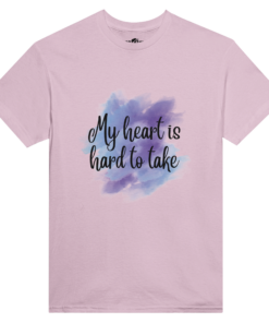 T-Shirt Donna in Cotone My Heart Is Hard To Take - Klothero
