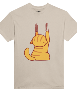 T-shirt girocollo Donna Klothero Scratching Cat