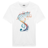 T-Shirt Uomo "Music" - Maglia con Note Musicali - Klothero