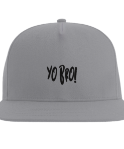 Snapback "Yo Bro!"Cappello Streetwear - Beechfield B660