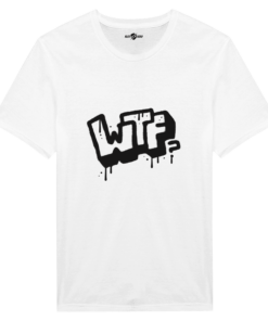 T-shirt Uomo "WTF" – Maglia Streetwear in Cotone - Klothero