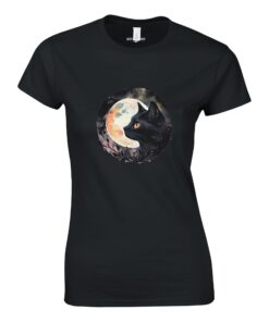 T-shirt Donna Gatto Salem - Maglia in Cotone - Klothero