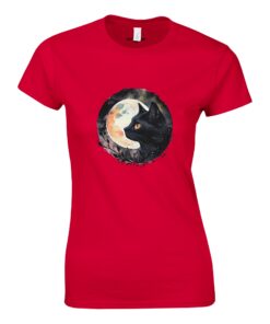 T-shirt Donna Gatto Salem - Maglia in Cotone - Klothero