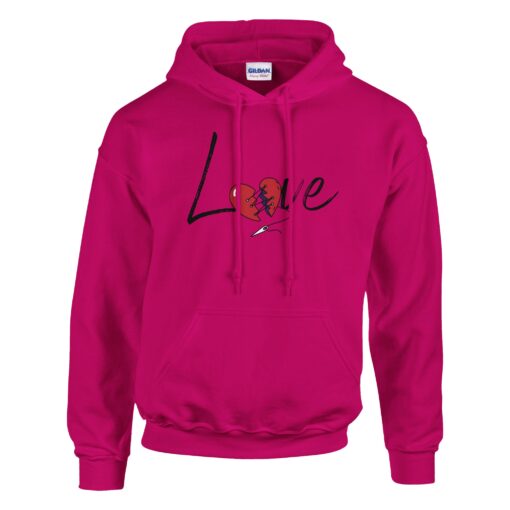 Felpa Unisex con Cappuccio “Love”| Felpa Hoodie - Klothero
