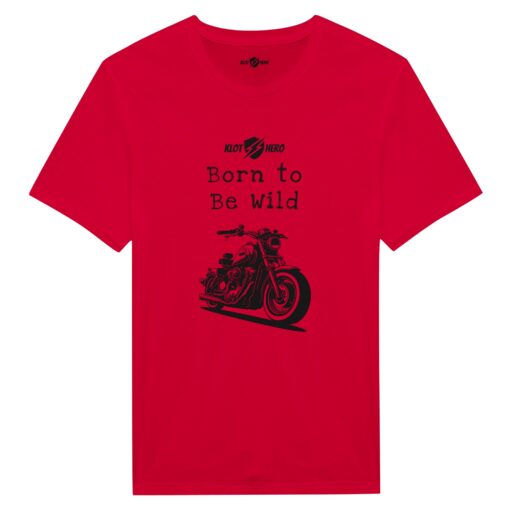 T-shirt Uomo “Born to Be Wild” – Maglietta Moto - Klothero