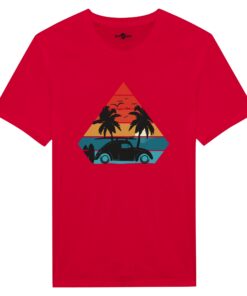 T-shirt Uomo Vintage Sunset Drive | Maglia Casual - Klothero