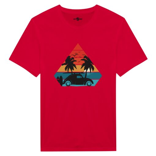 T-shirt Uomo Vintage Sunset Drive | Maglia Casual - Klothero