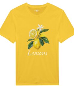 T-shirt Donna “Lemons” con Stampa Limoni - Klothero