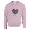 Felpa Heartprint Love con Stampa Cuore - Klothero