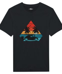 T-shirt Uomo Vintage Sunset Drive | Maglia Casual - Klothero