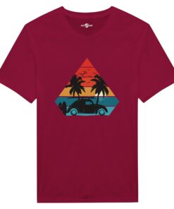 T-shirt Uomo Vintage Sunset Drive | Maglia Casual - Klothero