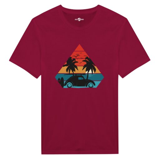 T-shirt Uomo Vintage Sunset Drive | Maglia Casual - Klothero