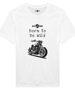 T-shirt Uomo “Born to Be Wild” – Maglietta Moto - Klothero