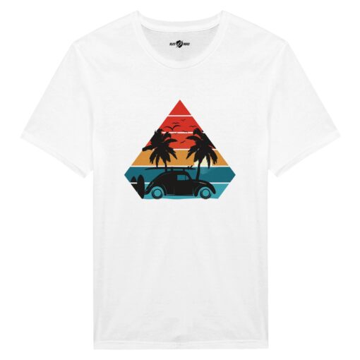 T-shirt Uomo Vintage Sunset Drive | Maglia Casual - Klothero