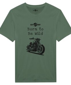 T-shirt Uomo “Born to Be Wild” – Maglietta Moto - Klothero