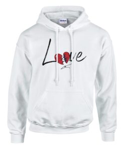 Felpa Unisex con Cappuccio “Love”| Felpa Hoodie - Klothero
