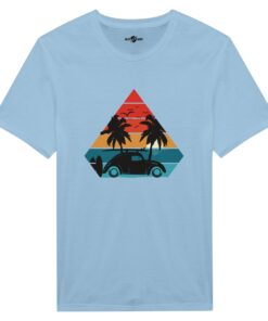 T-shirt Uomo Vintage Sunset Drive | Maglia Casual - Klothero