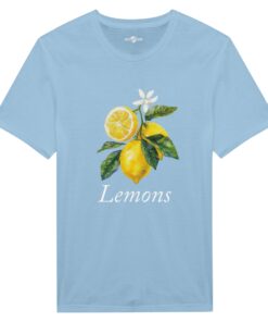 T-shirt Donna “Lemons” con Stampa Limoni - Klothero