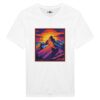 T-shirt Uomo Cotone Stampa Montagna al Tramonto - Klothero