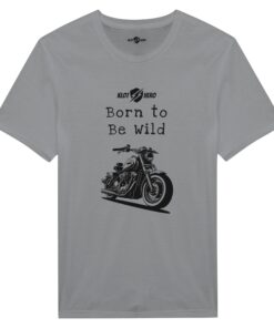 T-shirt Uomo “Born to Be Wild” – Maglietta Moto - Klothero