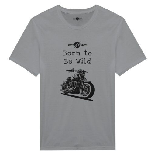 T-shirt Uomo “Born to Be Wild” – Maglietta Moto - Klothero