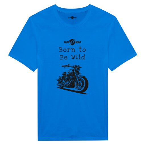 T-shirt Uomo “Born to Be Wild” – Maglietta Moto - Klothero