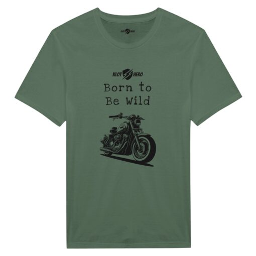 T-shirt Uomo “Born to Be Wild” – Maglietta Moto - Klothero