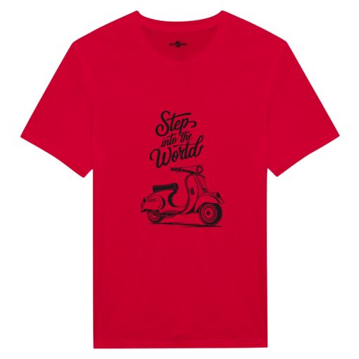 T-shirt Uomo Streetwear Stampa Scooter Vintage - Klothero