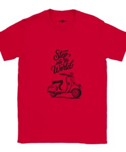 T-shirt Uomo Streetwear Stampa Scooter Vintage - Klothero