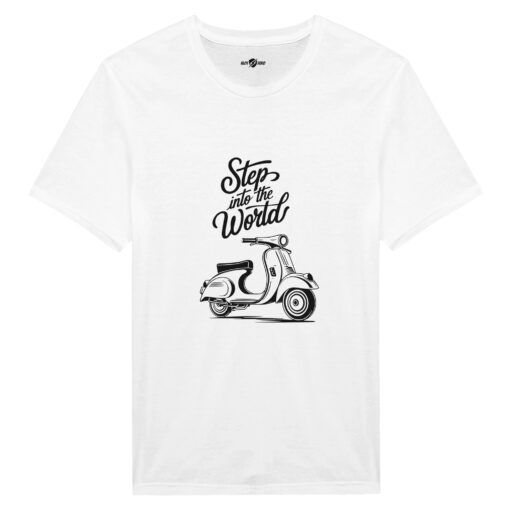 T-shirt Uomo Streetwear Stampa Scooter Vintage - Klothero