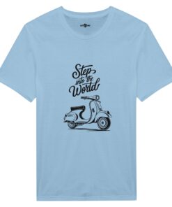 T-shirt Uomo Streetwear Stampa Scooter Vintage - Klothero