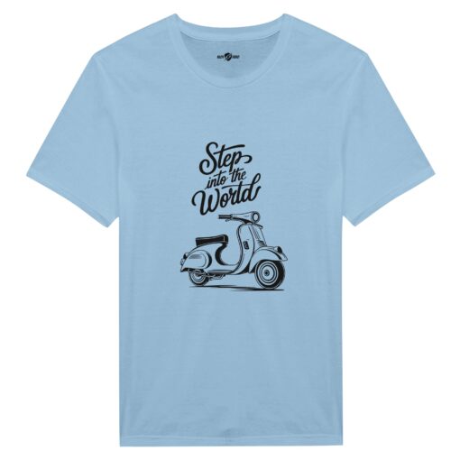 T-shirt Uomo Streetwear Stampa Scooter Vintage - Klothero