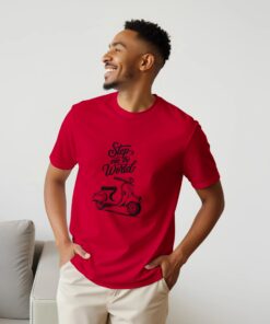 T-shirt Uomo Streetwear Stampa Scooter Vintage - Klothero
