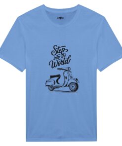 T-shirt Uomo Streetwear Stampa Scooter Vintage - Klothero