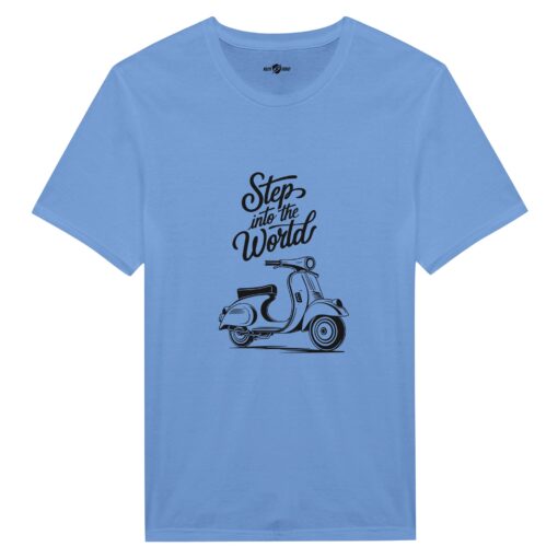 T-shirt Uomo Streetwear Stampa Scooter Vintage - Klothero