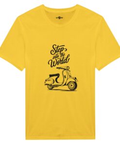 T-shirt Uomo Streetwear Stampa Scooter Vintage - Klothero