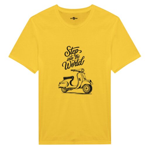 T-shirt Uomo Streetwear Stampa Scooter Vintage - Klothero