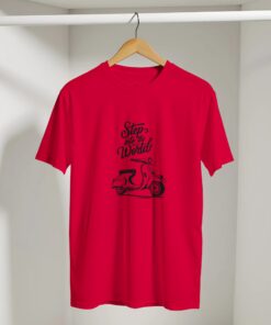 T-shirt Uomo Streetwear Stampa Scooter Vintage - Klothero