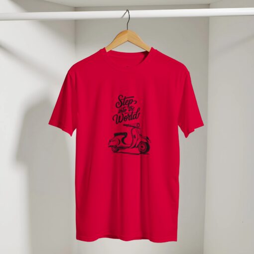 T-shirt Uomo Streetwear Stampa Scooter Vintage - Klothero