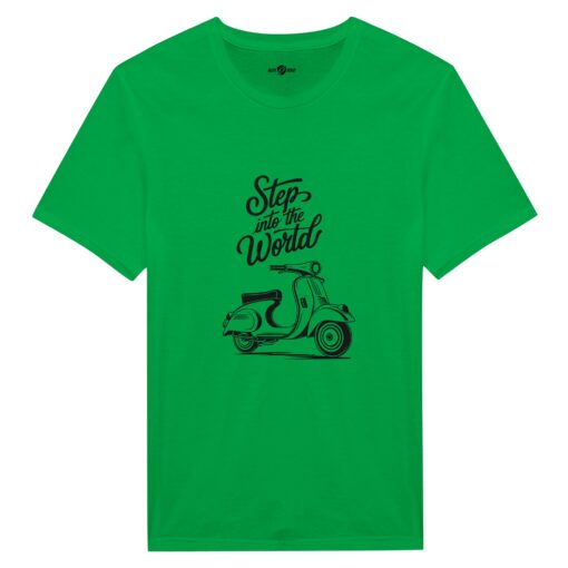T-shirt Uomo Streetwear Stampa Scooter Vintage - Klothero
