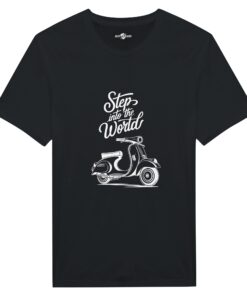 T-shirt Uomo Streetwear Stampa Scooter Vintage - Klothero