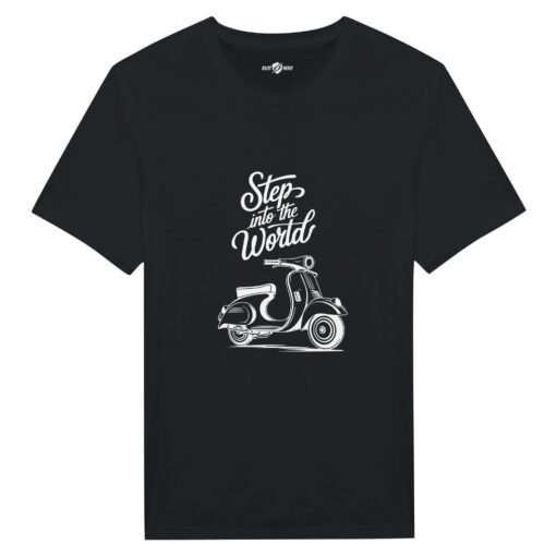 T-shirt Uomo Streetwear Stampa Scooter Vintage - Klothero