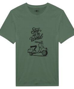 T-shirt Uomo Streetwear Stampa Scooter Vintage - Klothero