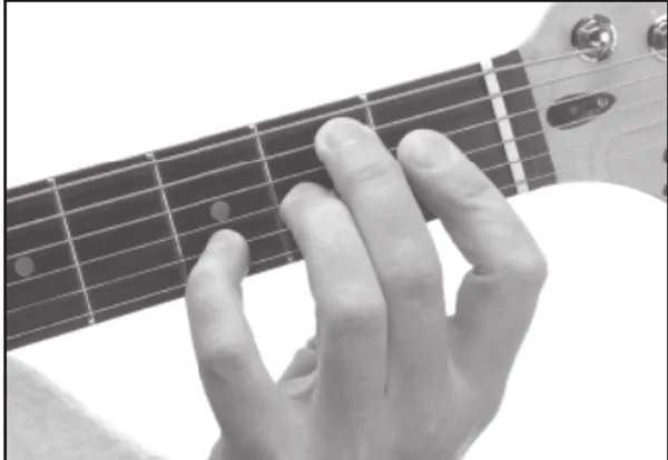 B7♭5(♯9) chord — a hand playing it on the guitar fretboard