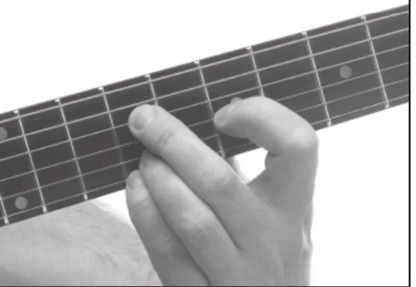 Bm6/9 chord — a hand playing it on the guitar fretboard